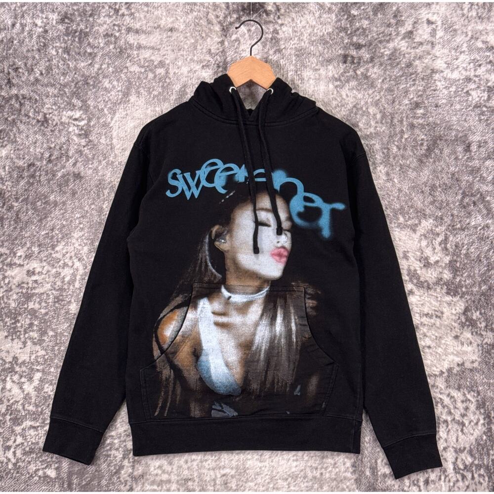 Ariana Grande Sweetener World Tour Official Merch Hoodie Small Black Pullover